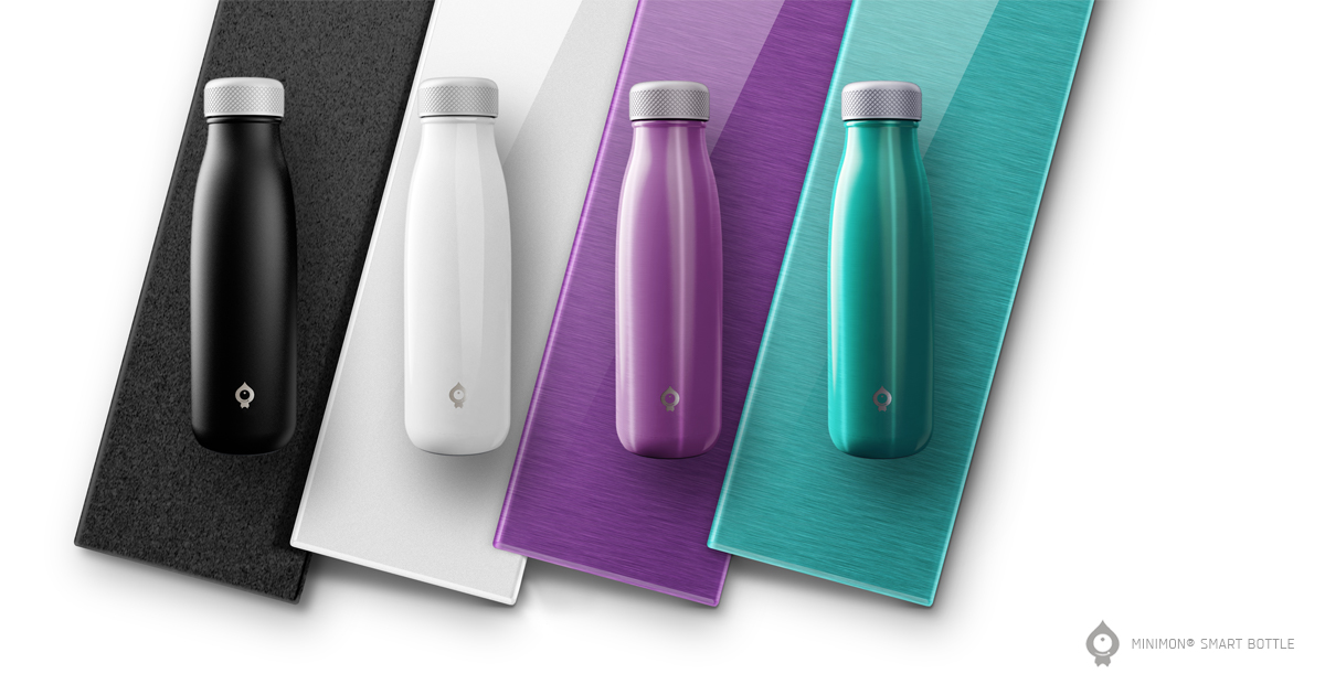 Bottle is a mobile app empowered thermos that helps you track your water in...